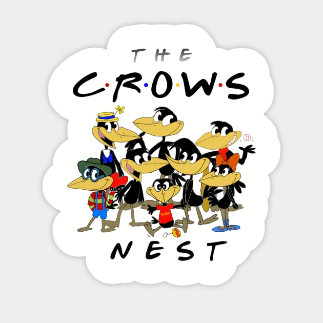 CROWS Sticker by TheCrowsNest